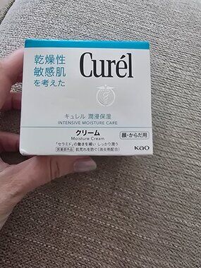 Curel Face Moisturizer Hydrating Cream for Dry Sensitive Skin Fragrance-Free
